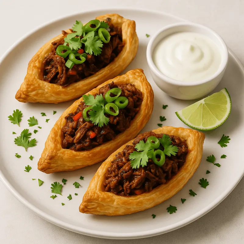 Jerk Chicken Pull Apart Patty Boats