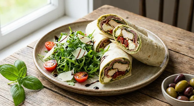 Italian Wraps with Arugula