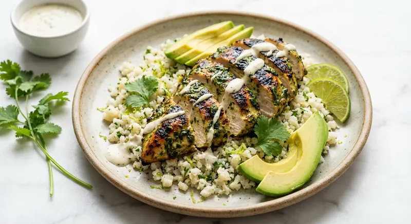 Keto Cilantro Lime Chicken