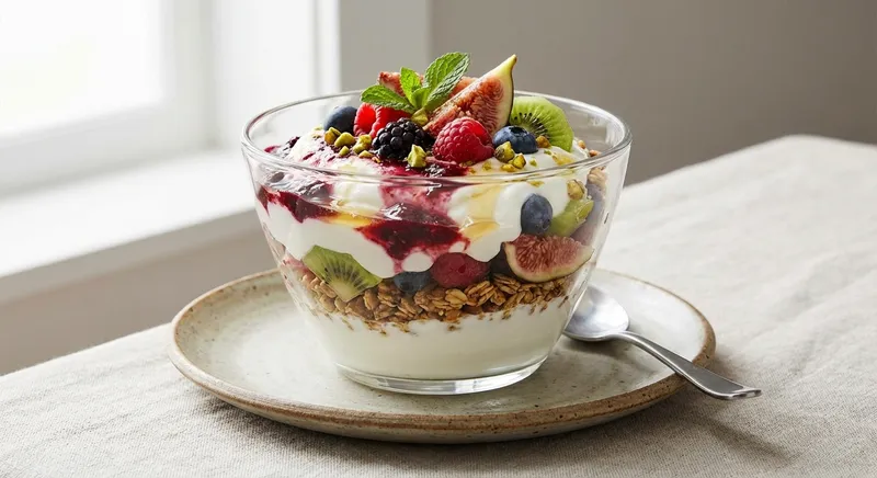 Greek Yogurt & Mixed Fruit Parfait