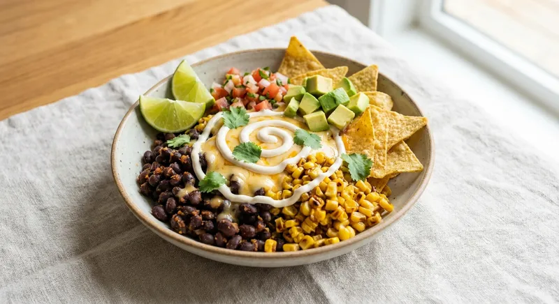 Fiesta Nacho Bean Bowl