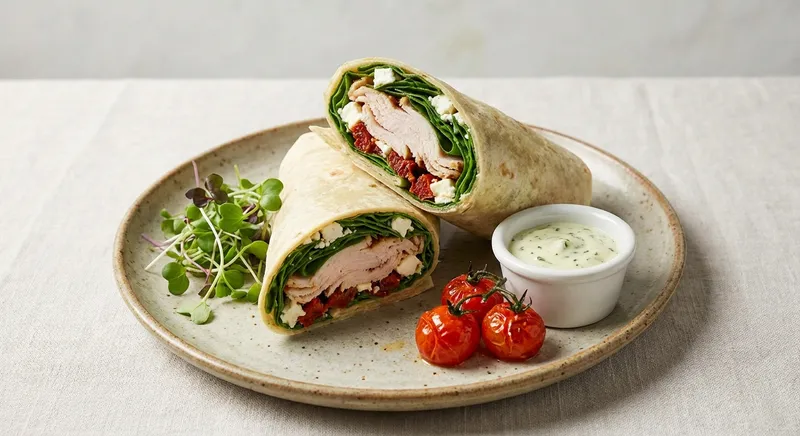 Turkey and Spinach Wrap