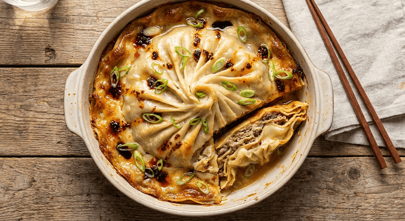 Giant Soup Dumpling Lasagna