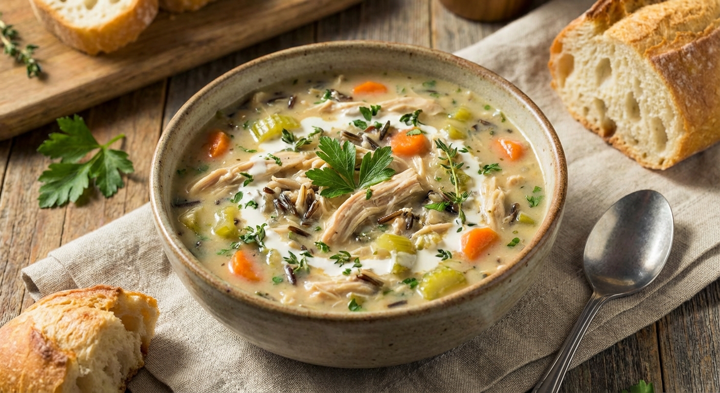 Crockpot Chicken and Rice Soup