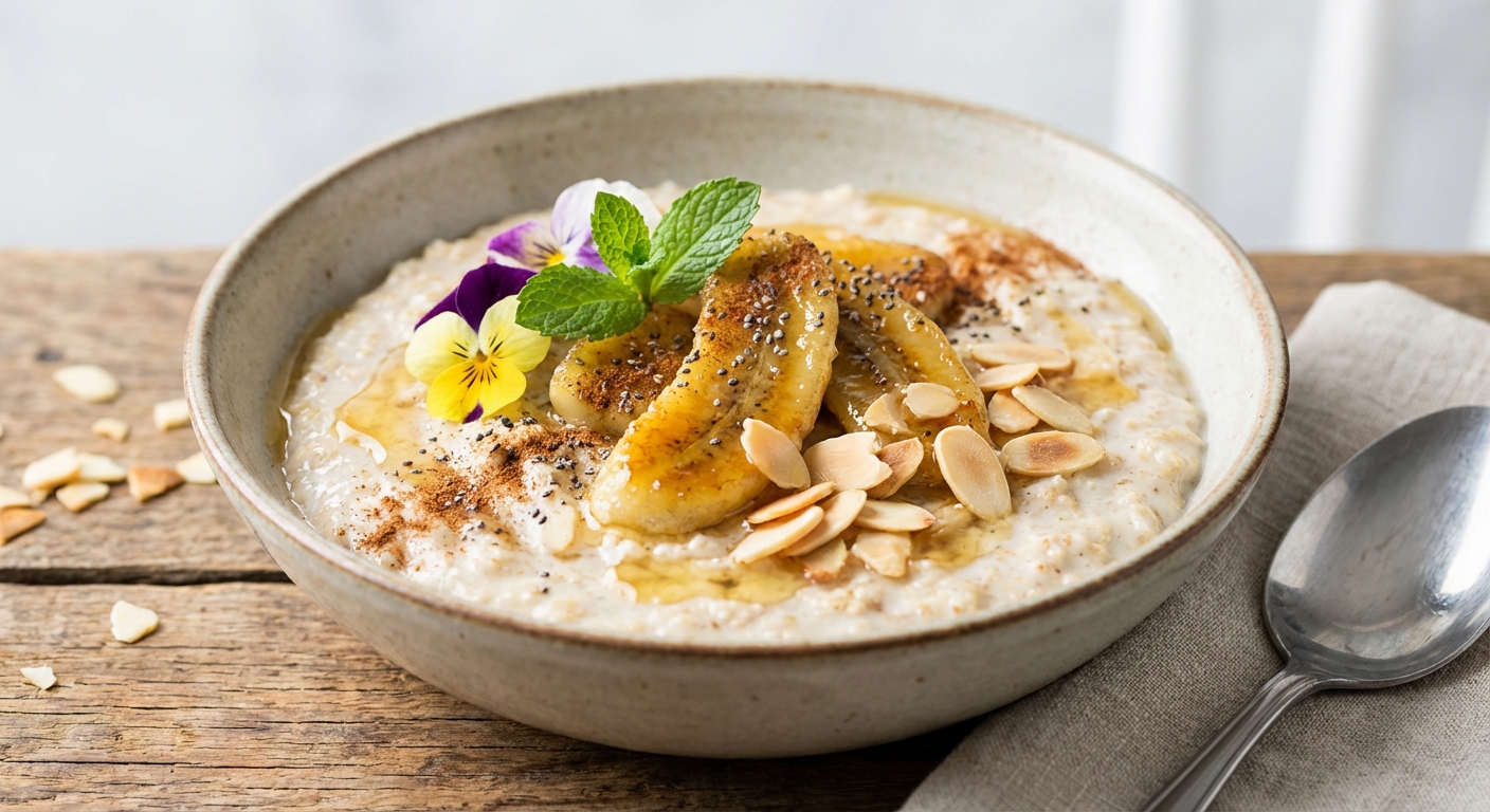 Banana & Almond Oatmeal