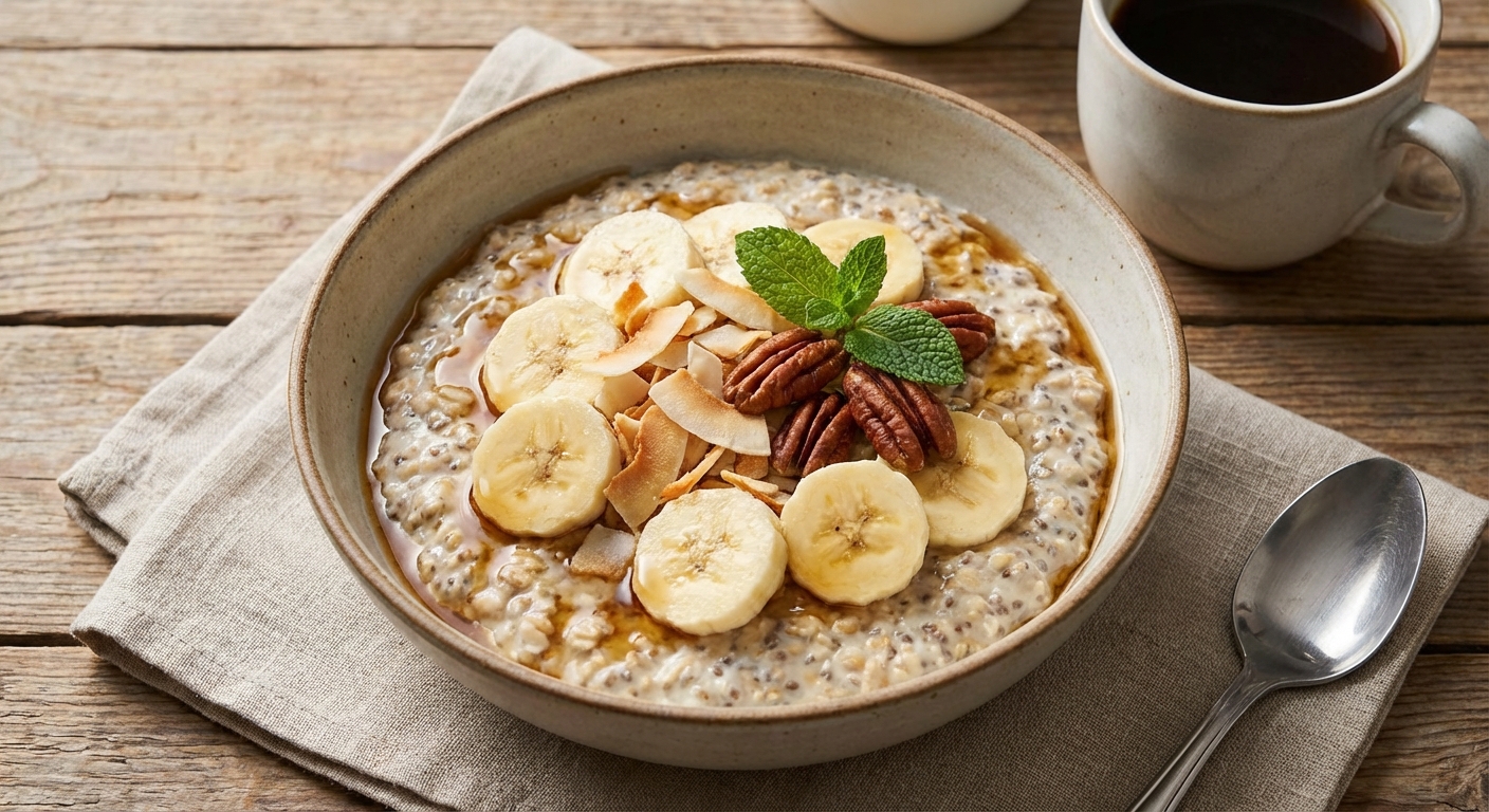 Banana Chia Overnight Oats