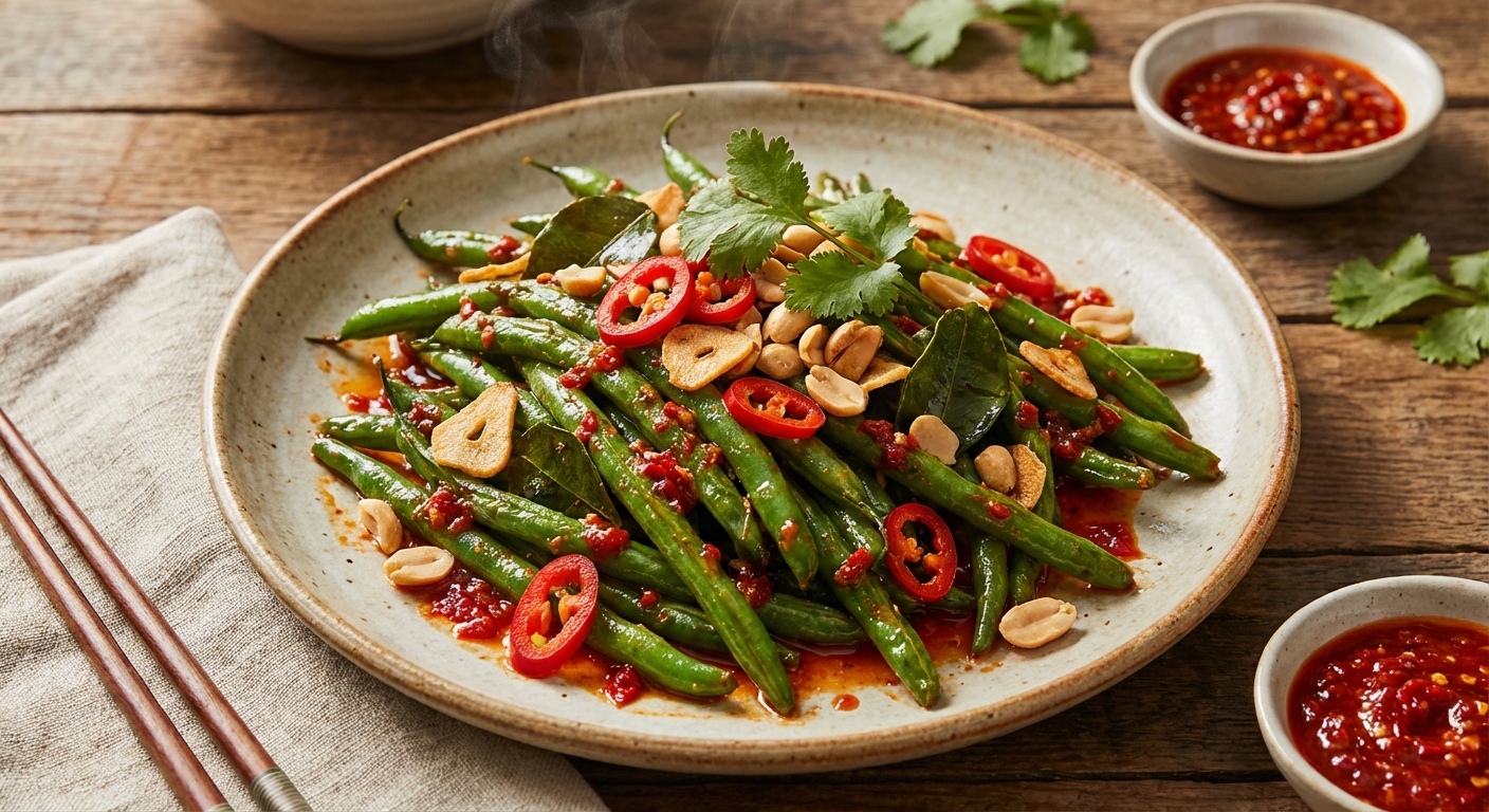 Fiery Thai-Style Green Beans (Low-Carb, High-Spice)
