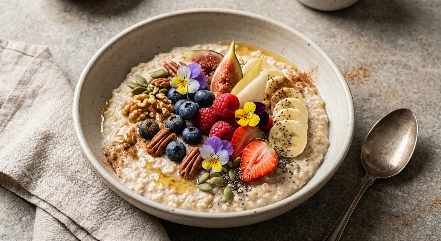Oatmeal with Fruits and Nuts