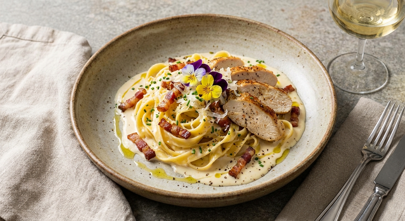 Creamy Chicken Pasta - Delicious Homemade Recipe