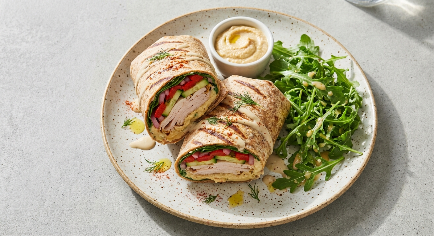 Turkey & Hummus Wrap