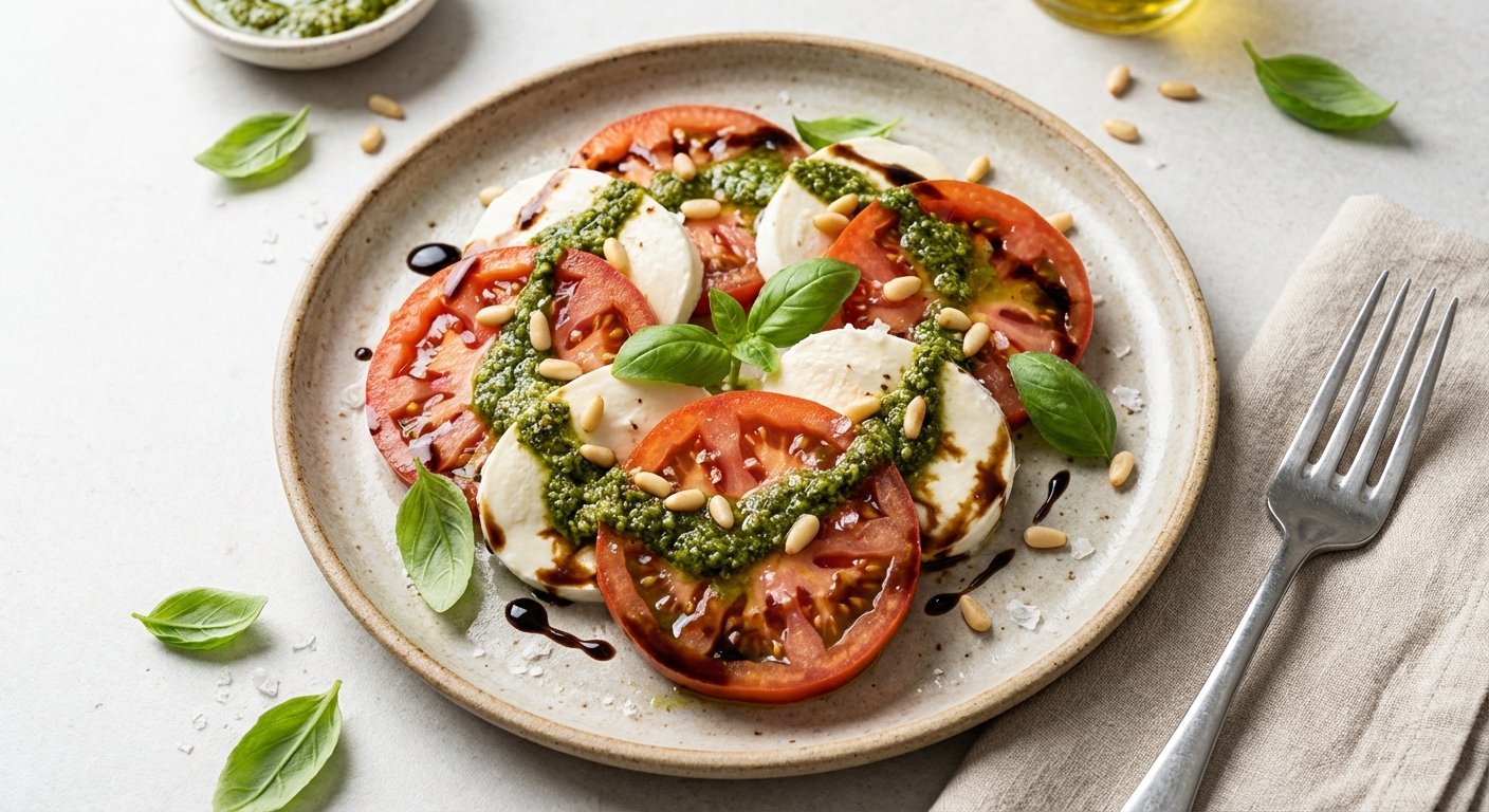 Caprese Salad with Pesto