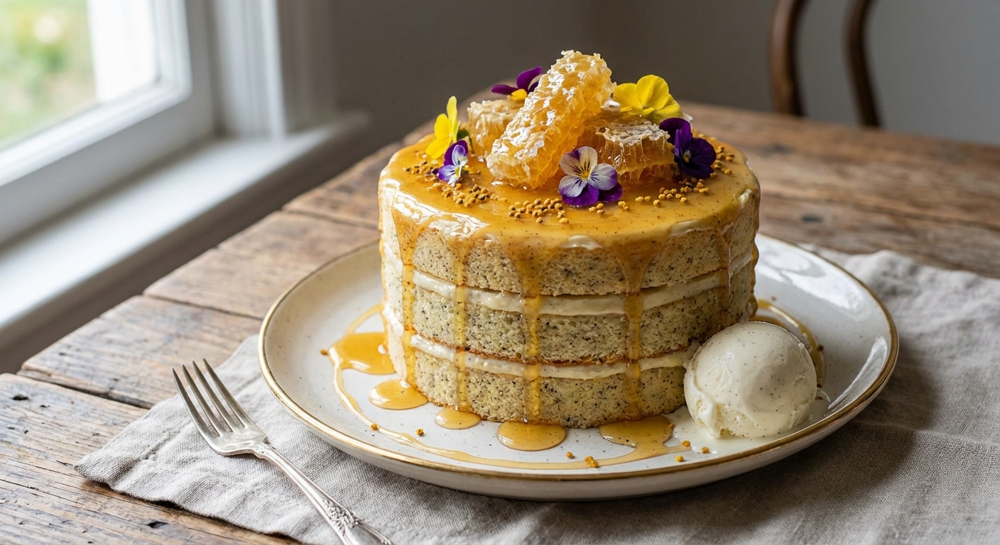 Vanilla Bean Honey Cake