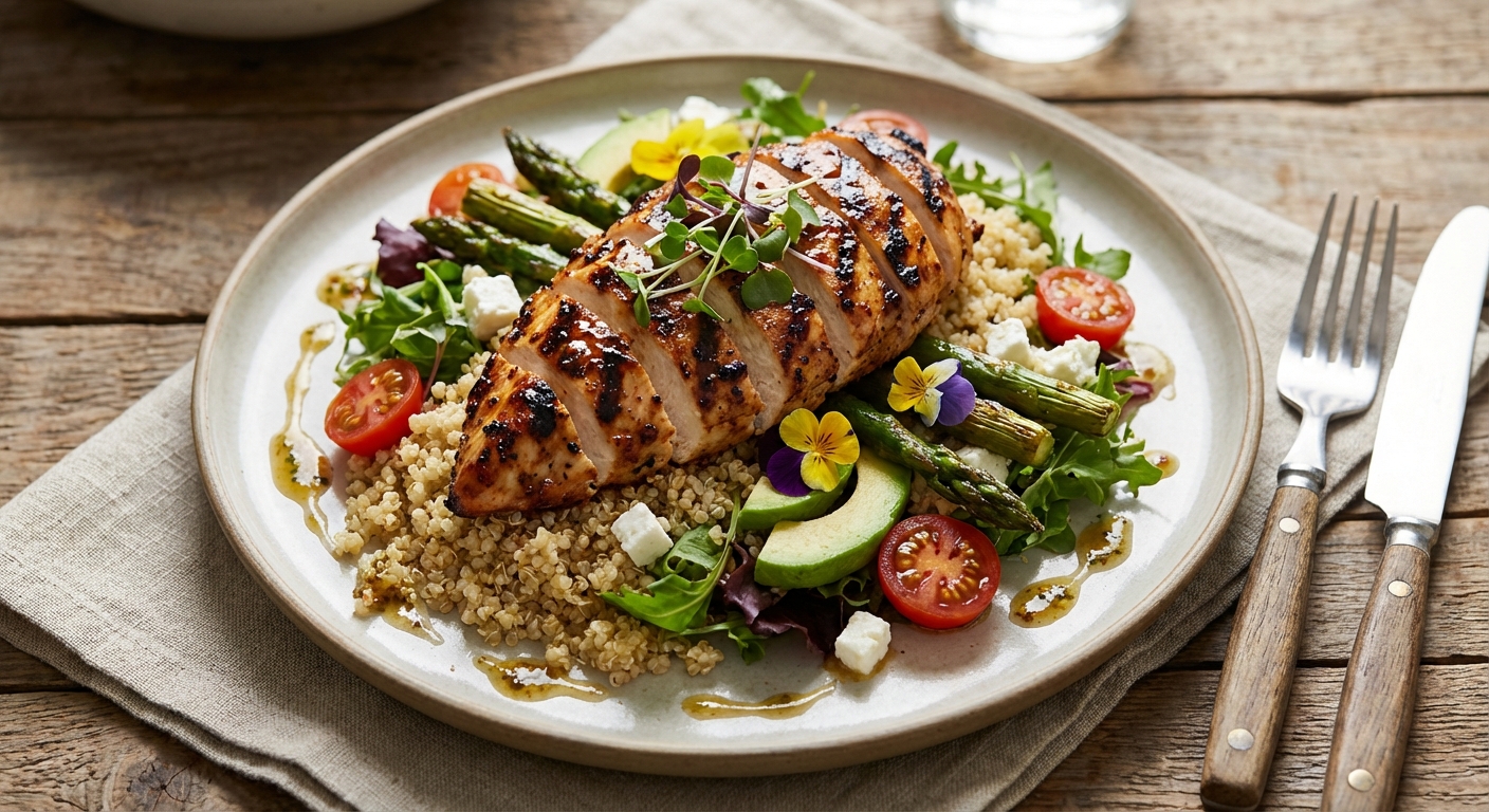 Grilled Chicken & Quinoa Salad