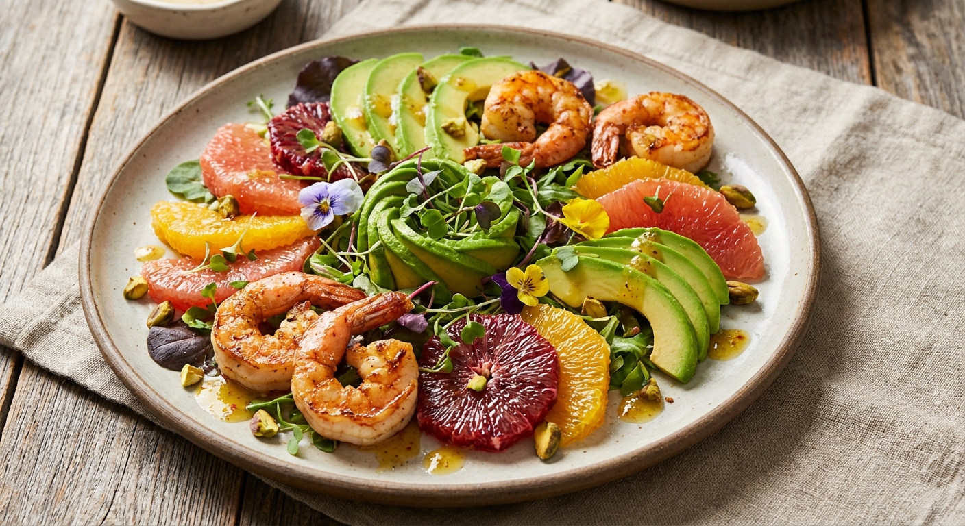 Shrimp & Avocado Citrus Salad