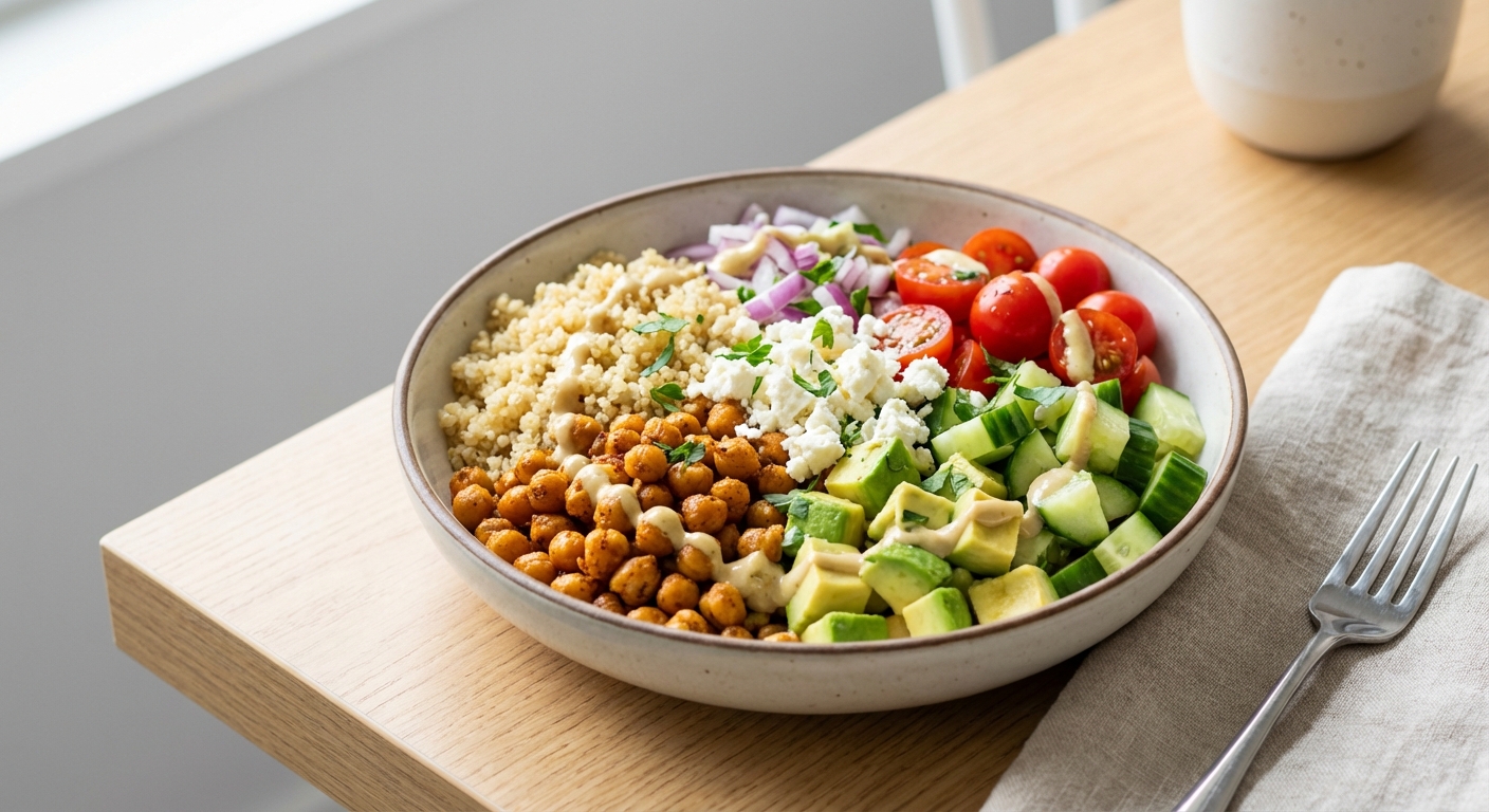 Quinoa Salad with Chickpeas