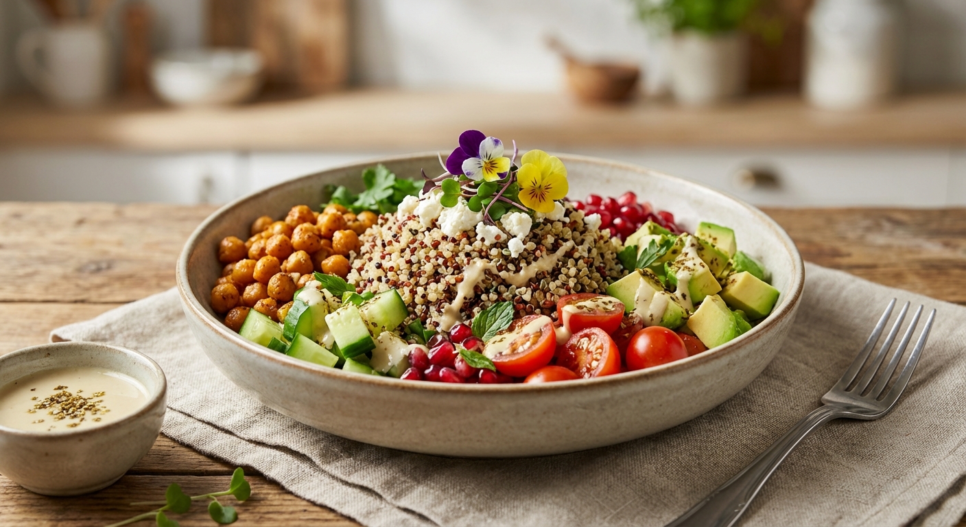 Quinoa Salad with Chickpeas
