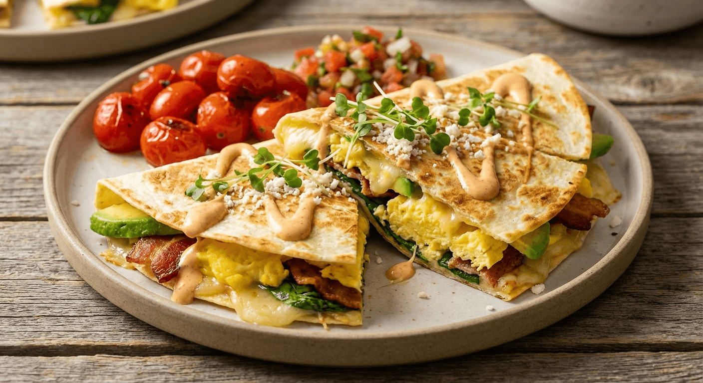5-minute Breakfast Quesadilla