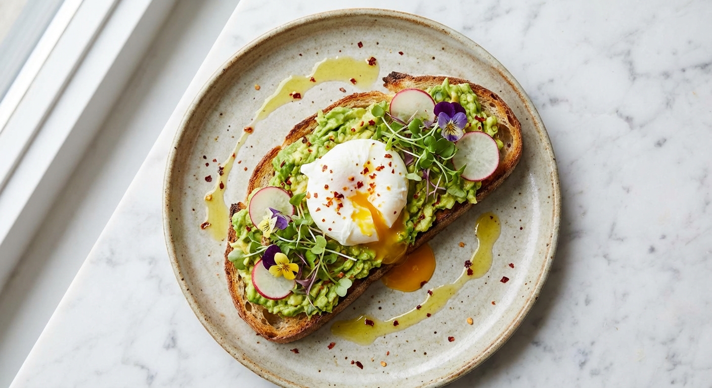 Avocado Toast with Poached Egg
