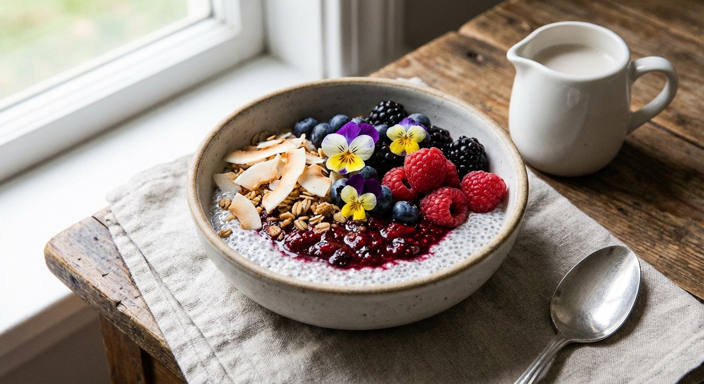 Mixed Berry Chia Pudding