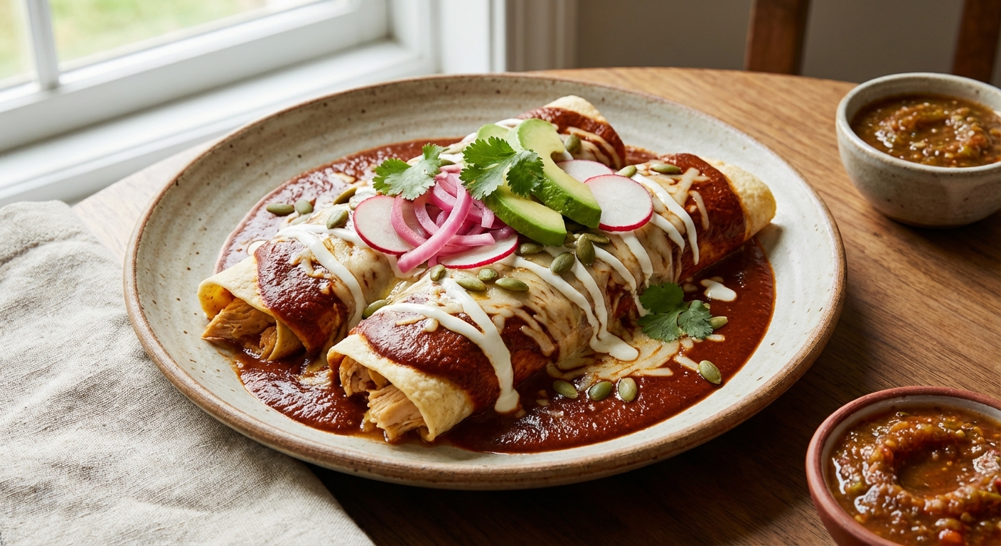 Gluten-Free Chicken Enchiladas