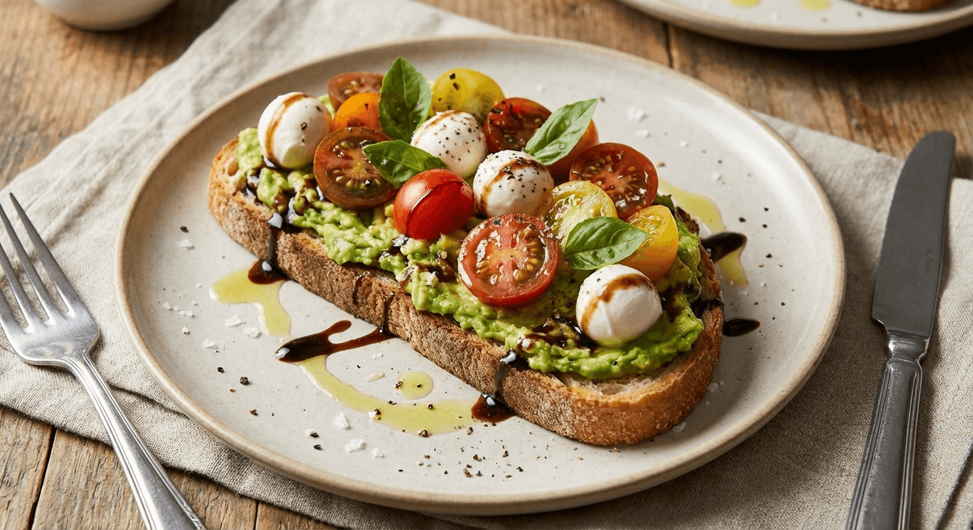 Caprese Avocado Toast