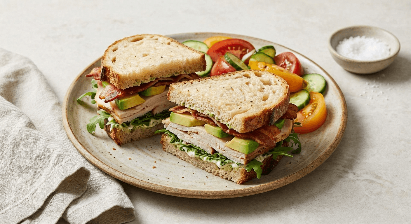 Turkey and Avocado Sandwich