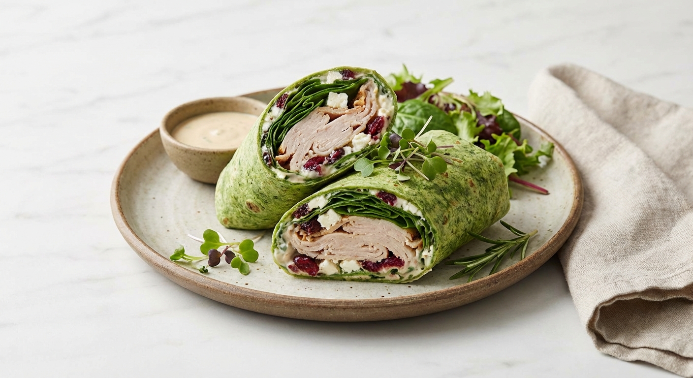 Turkey and Spinach Wrap