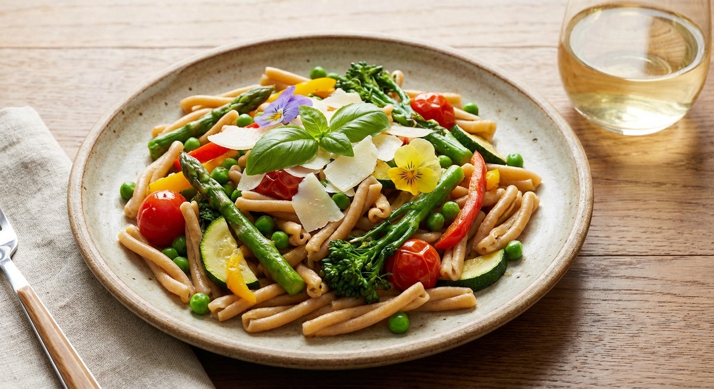 Whole Wheat Pasta Primavera