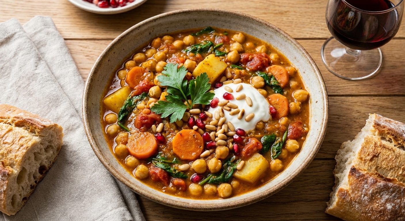 Chickpea and Mixed Vegetable Stew