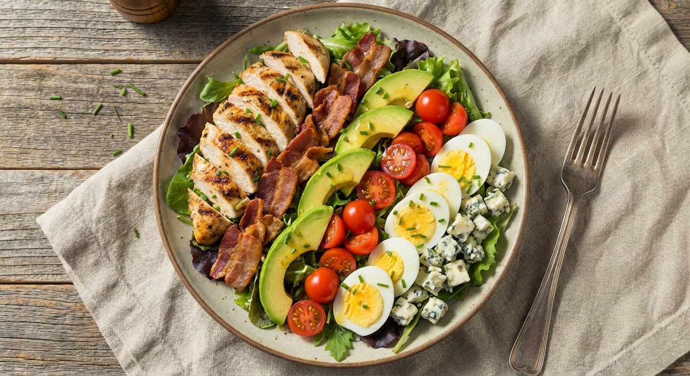 Cobb Salad with Grilled Chicken, Bacon & Avocado