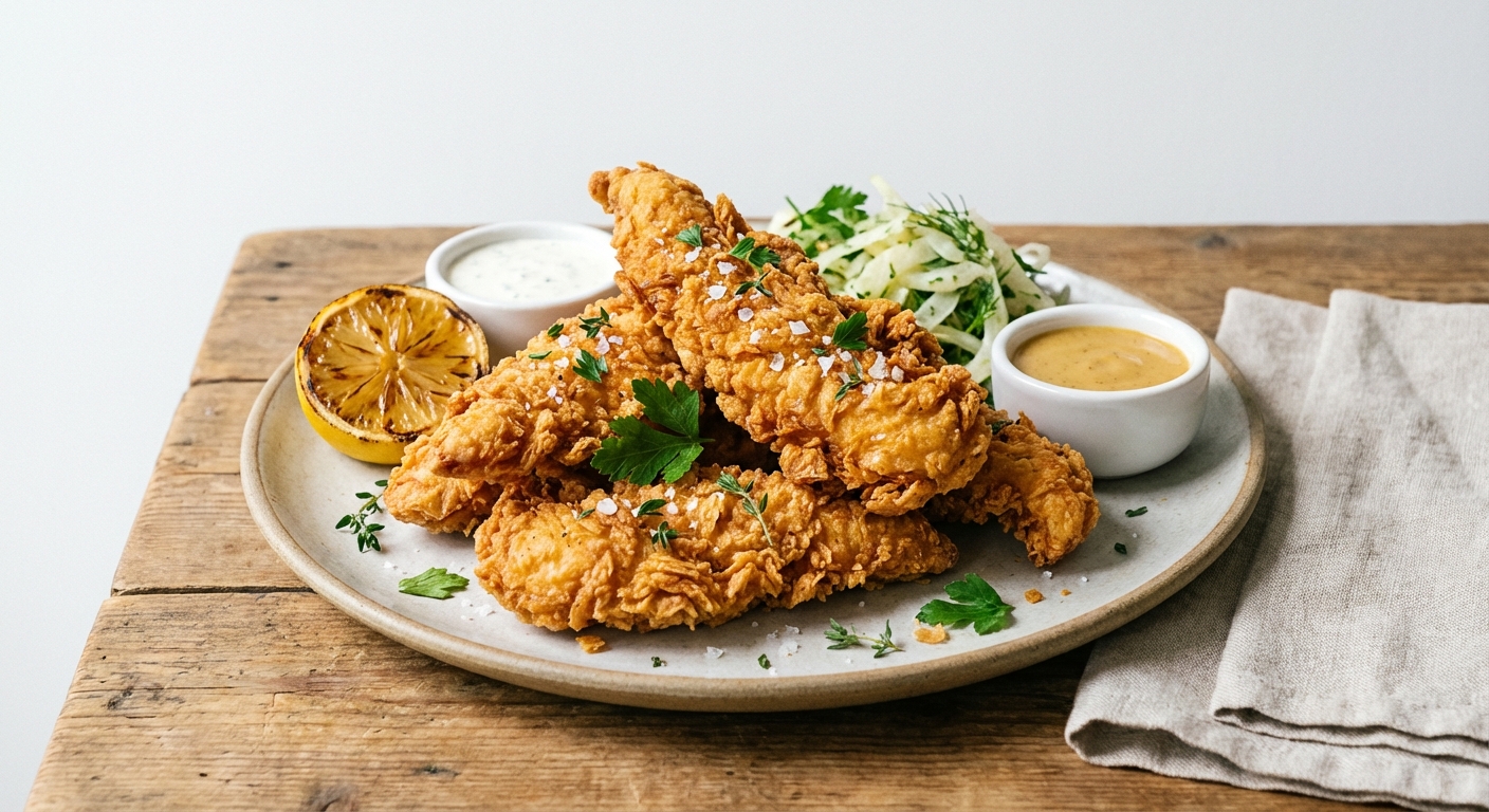 Buttermilk Double-Crisp Chicken Strips