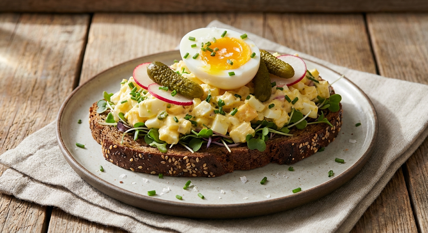 Egg Salad Sandwich on Rye
