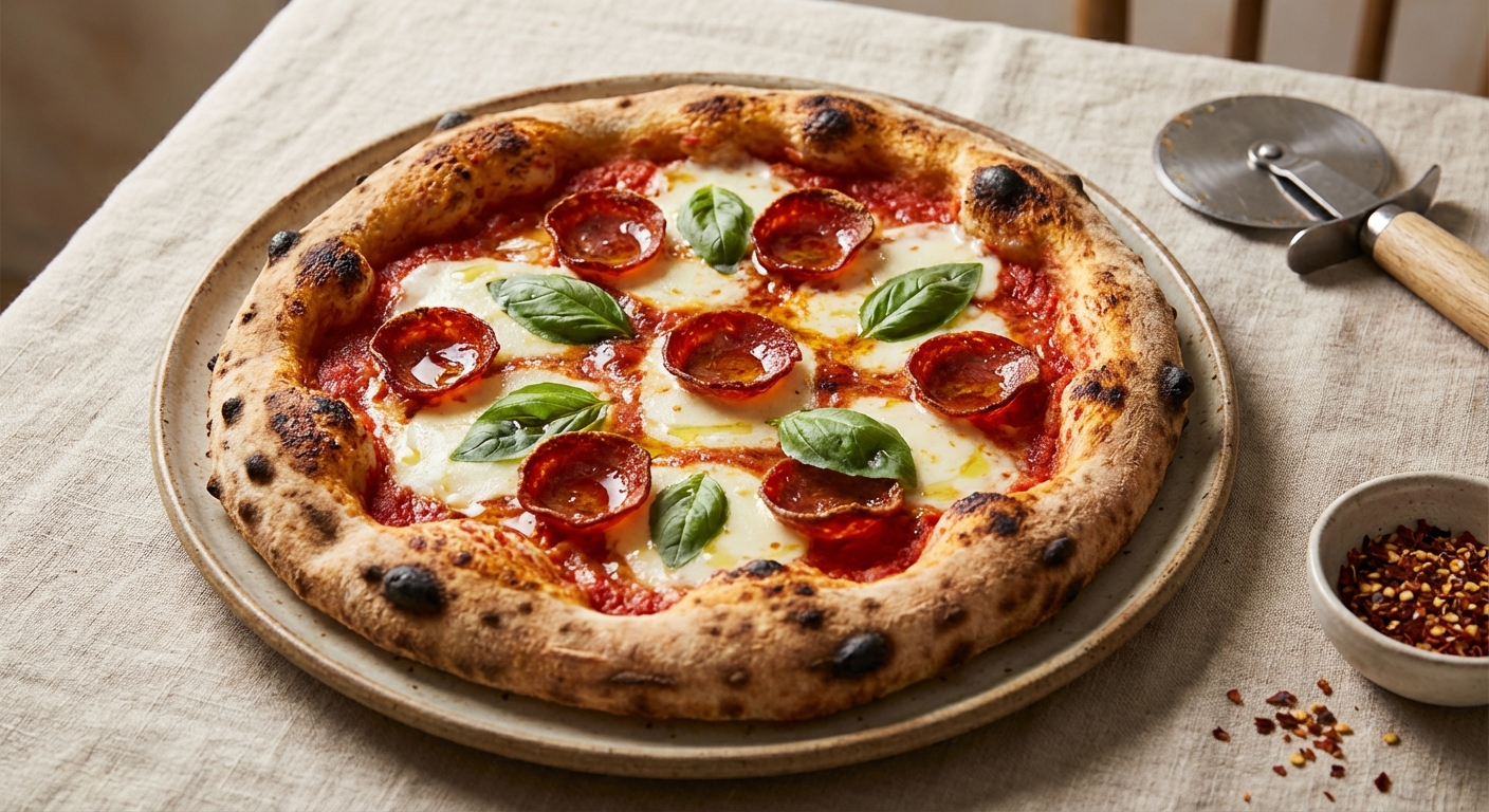 Pepperoni Margherita Pizza