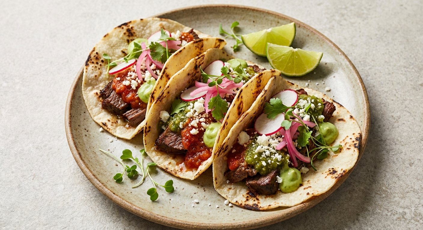 Beef Tacos with Salsa