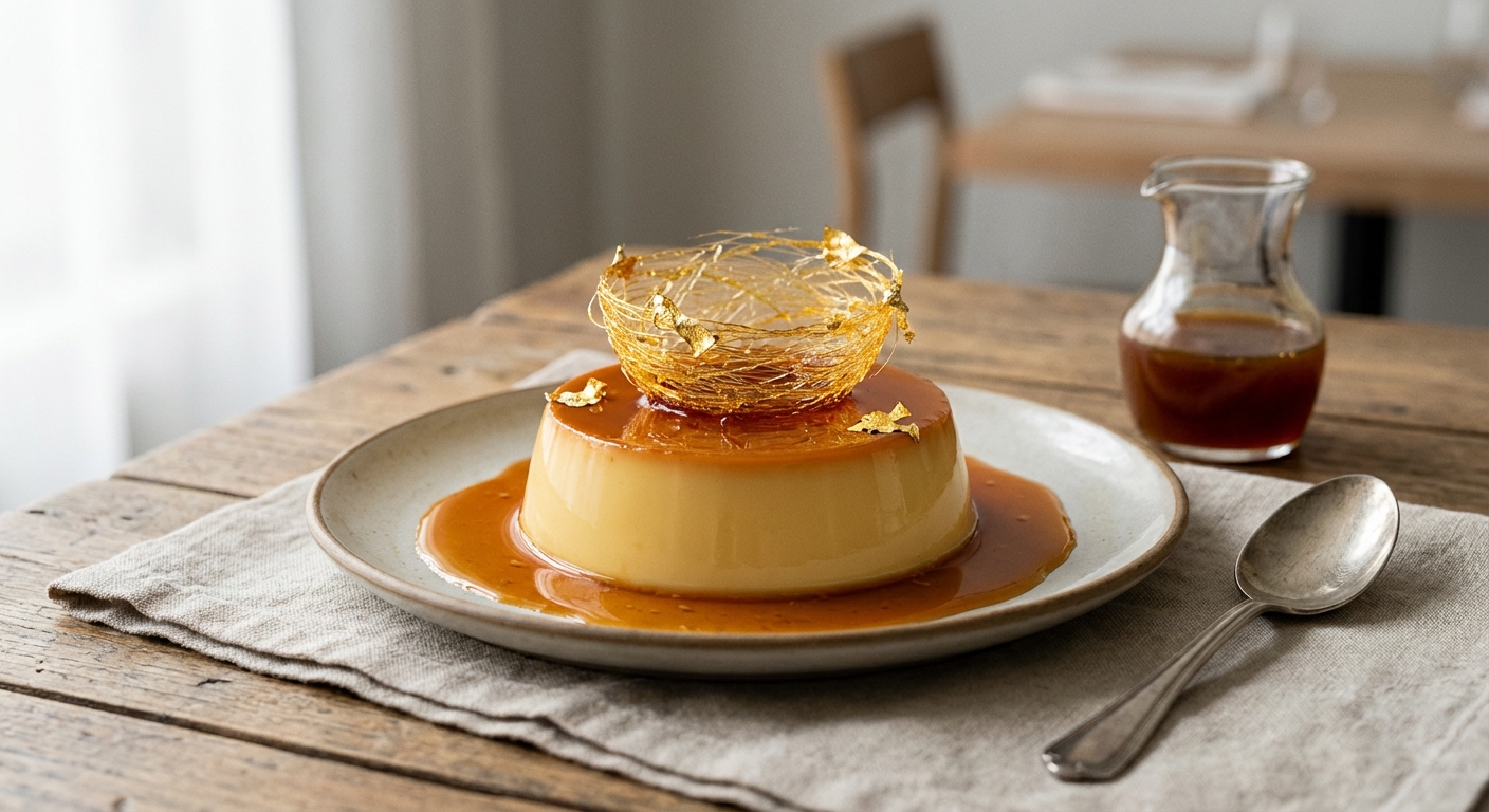 Silky Baked Milk Custard with Amber Caramel (Crème Caramel / Flan)