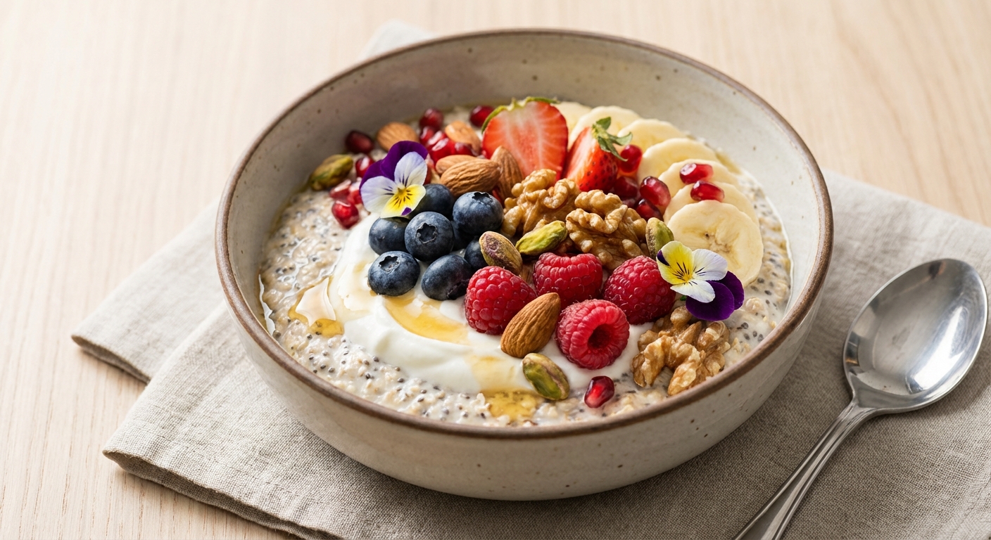 Fruit and Nut Overnight Oats