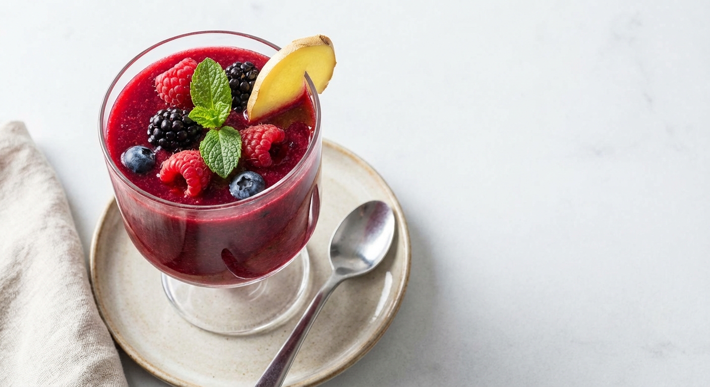 Berry Ginger Detox Drink