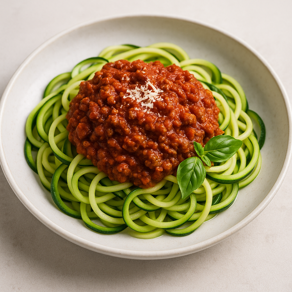 Zucchini Noodles with Bolognese Sauce