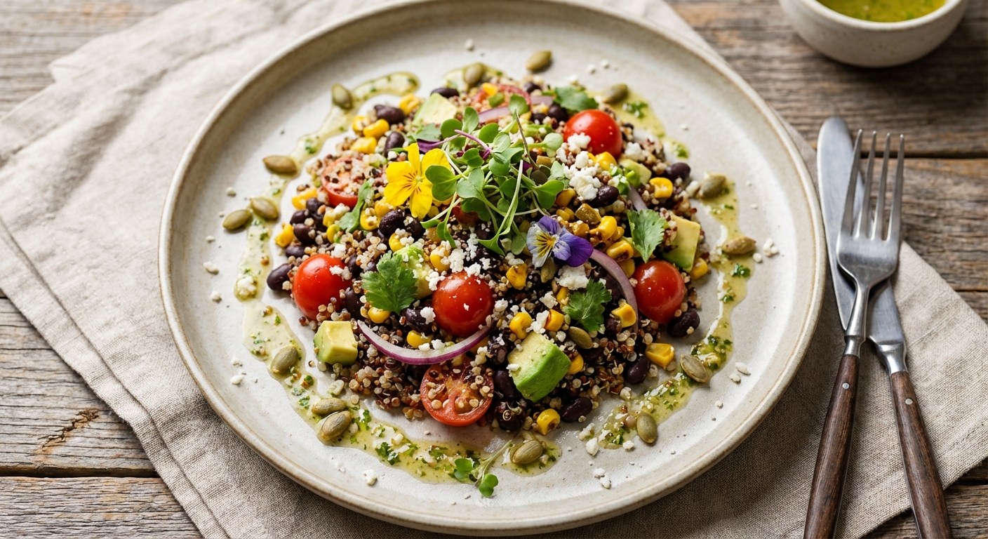 Quinoa and Black Bean Salad