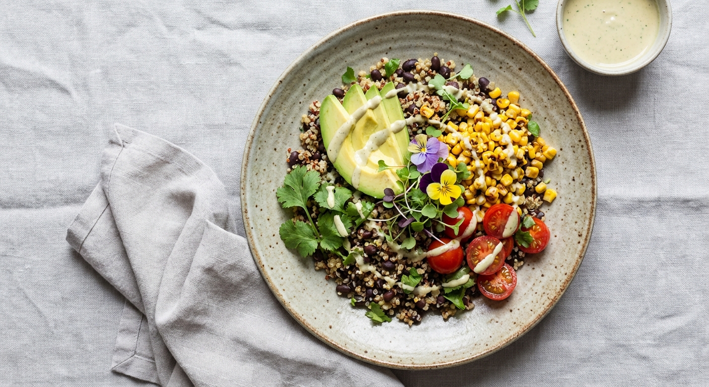 Alternative Quinoa & Black Bean Salad (Light Repeat for Database)