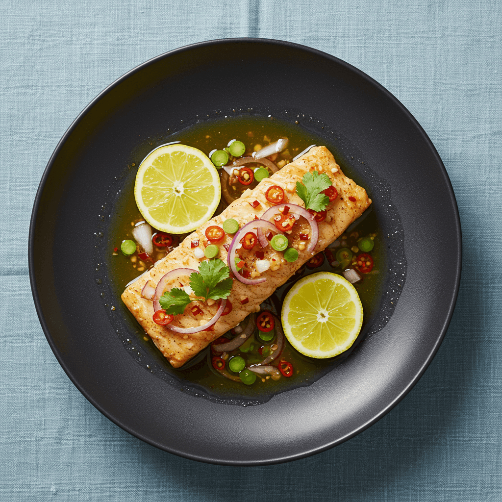 Salpicón de Pescado (Spicy Citrus-Marinated Fish) - Delicious Homemade Recipe