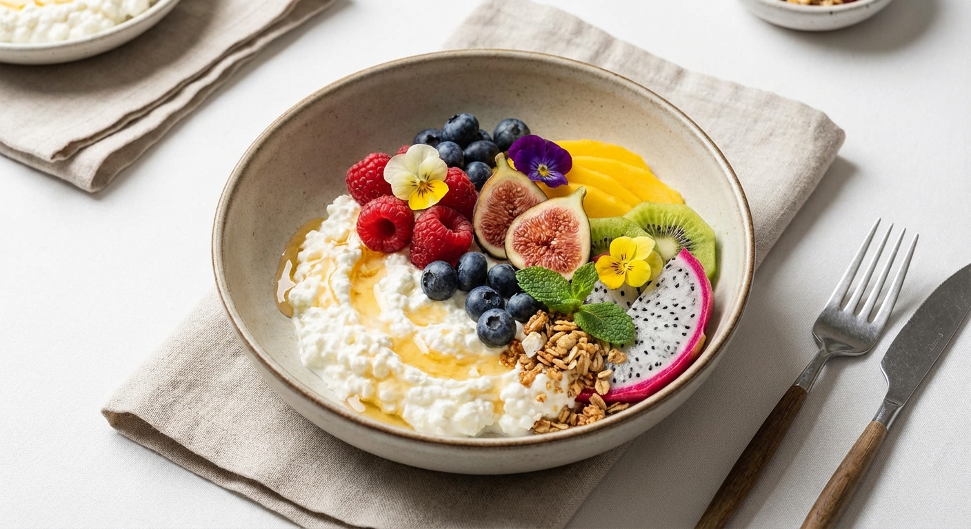 Fruit & Cottage Cheese Bowl