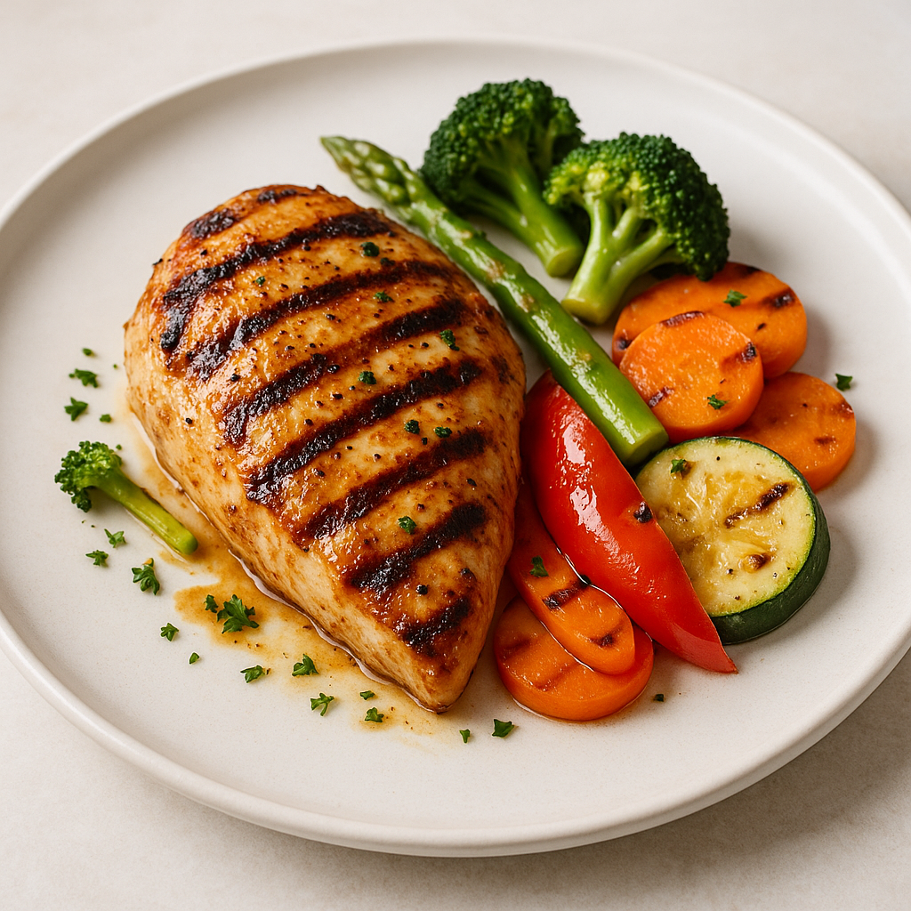 Grilled Chicken with Vegetables