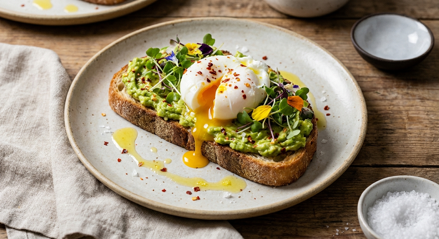 Avocado Toast with Poached Egg