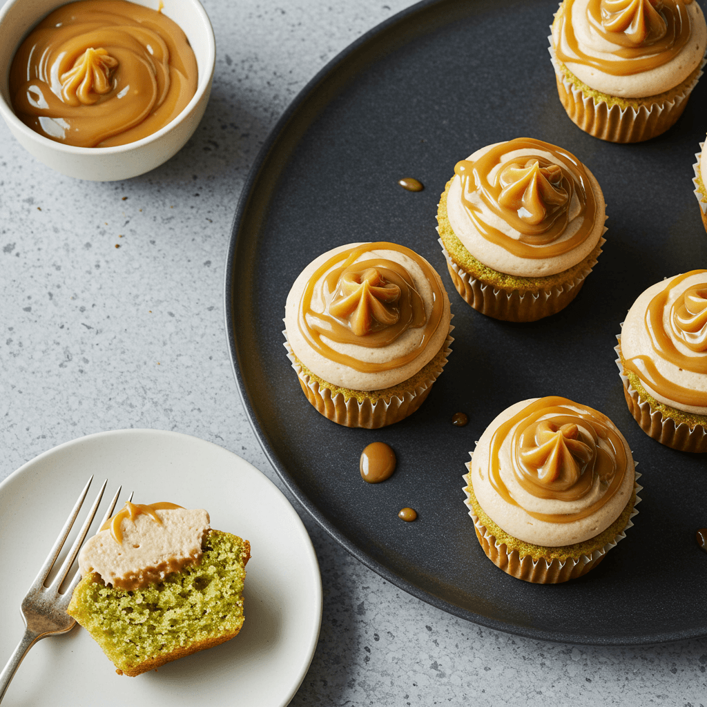 Zucchini Cupcakes with Caramel Frosting - Delicious Homemade Recipe