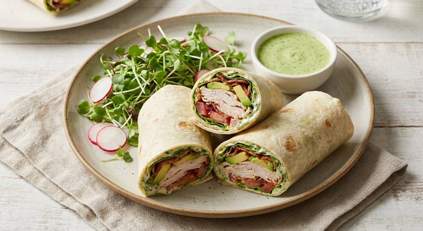 Turkey and Avocado Wraps