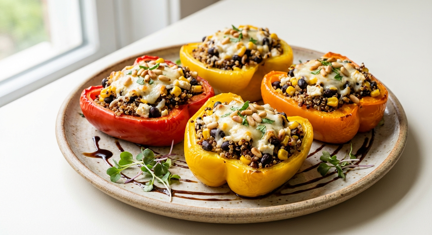 Vegetarian Stuffed Bell Peppers