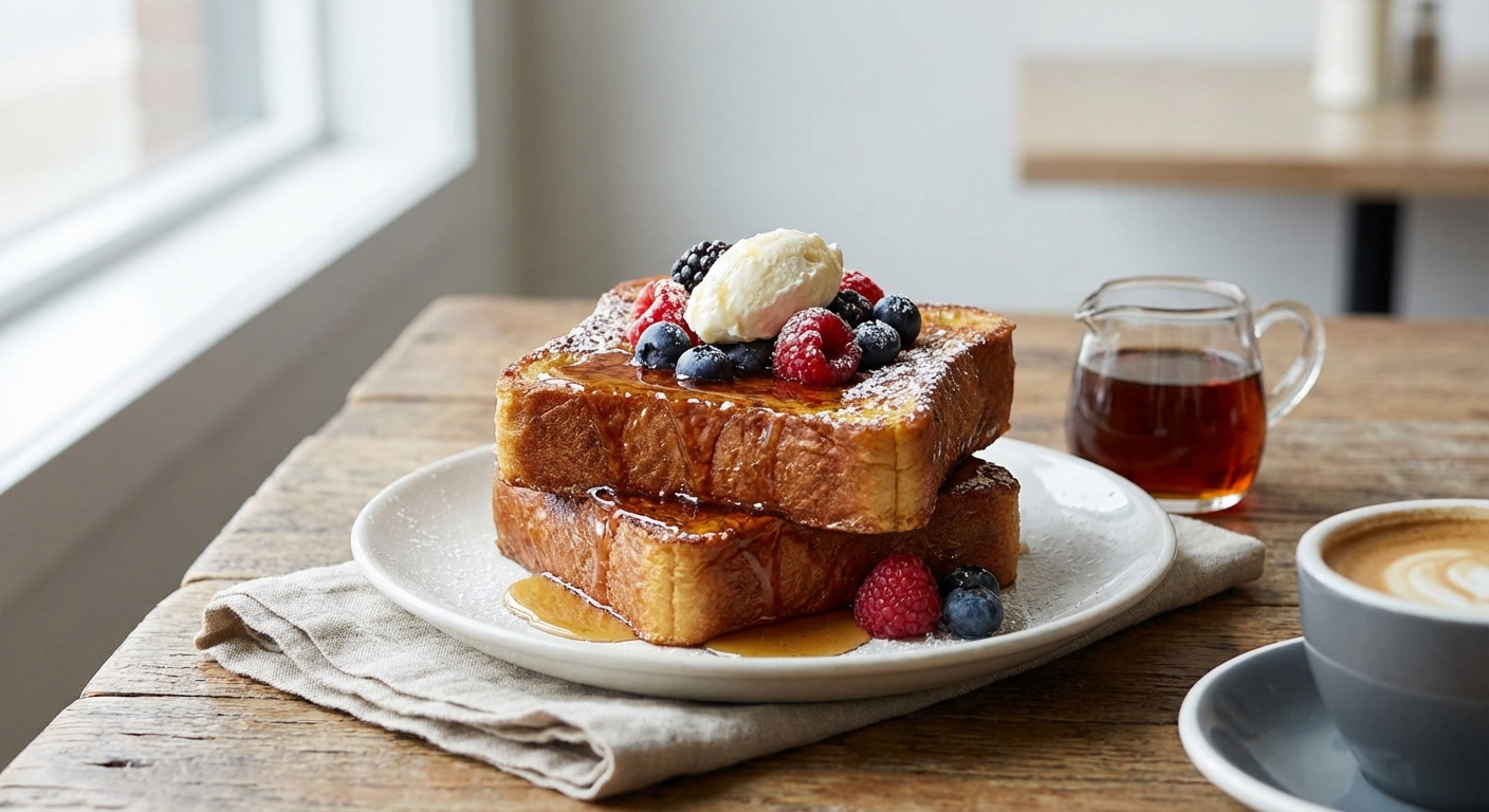 French Toast with Maple Syrup