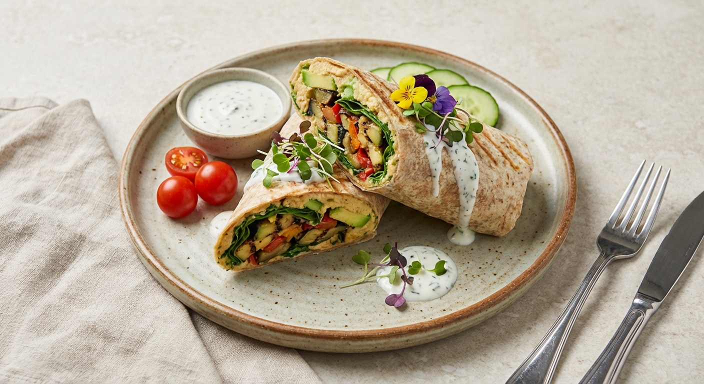 Vegetable Wrap Delight