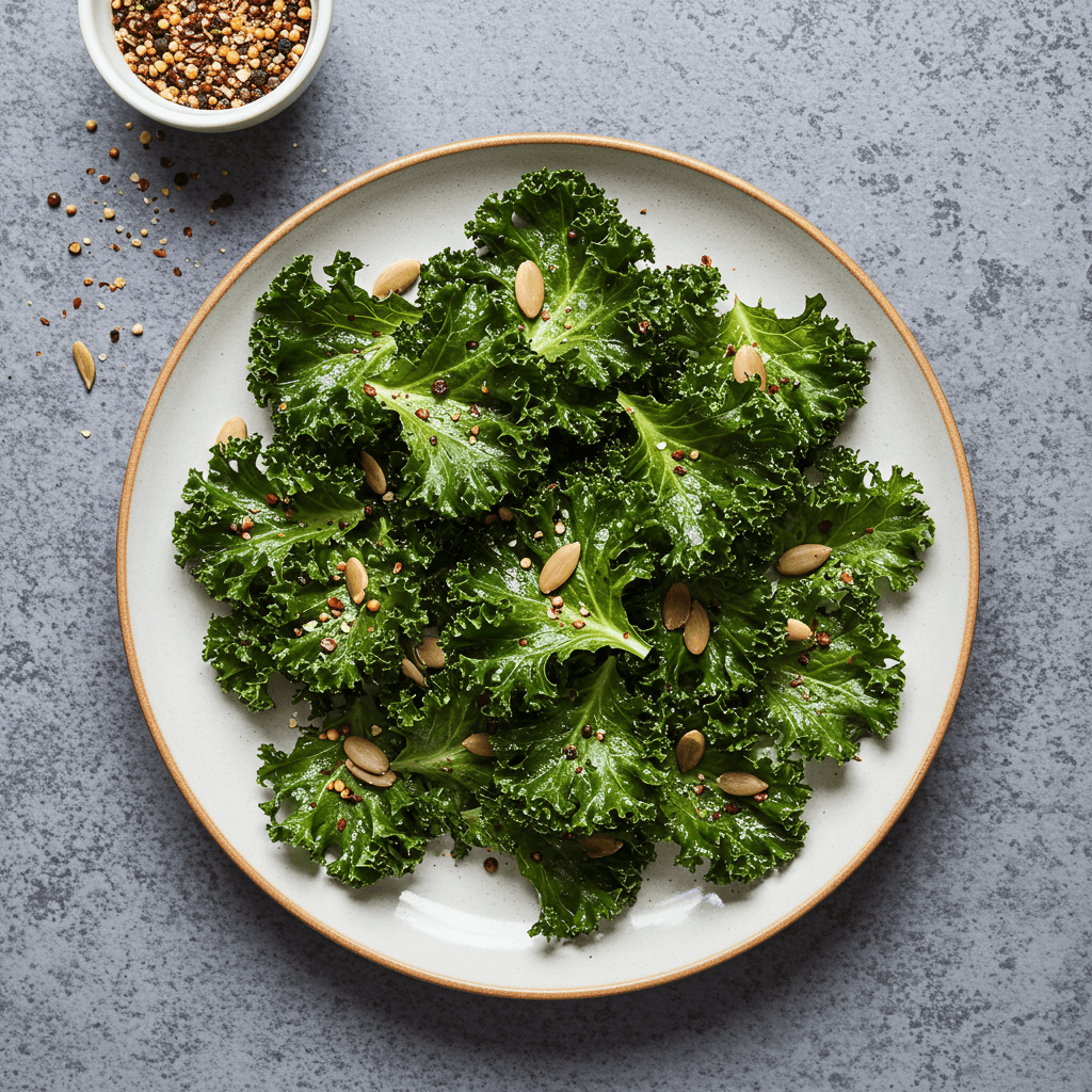 Baked Kale Chips - Delicious Homemade Recipe